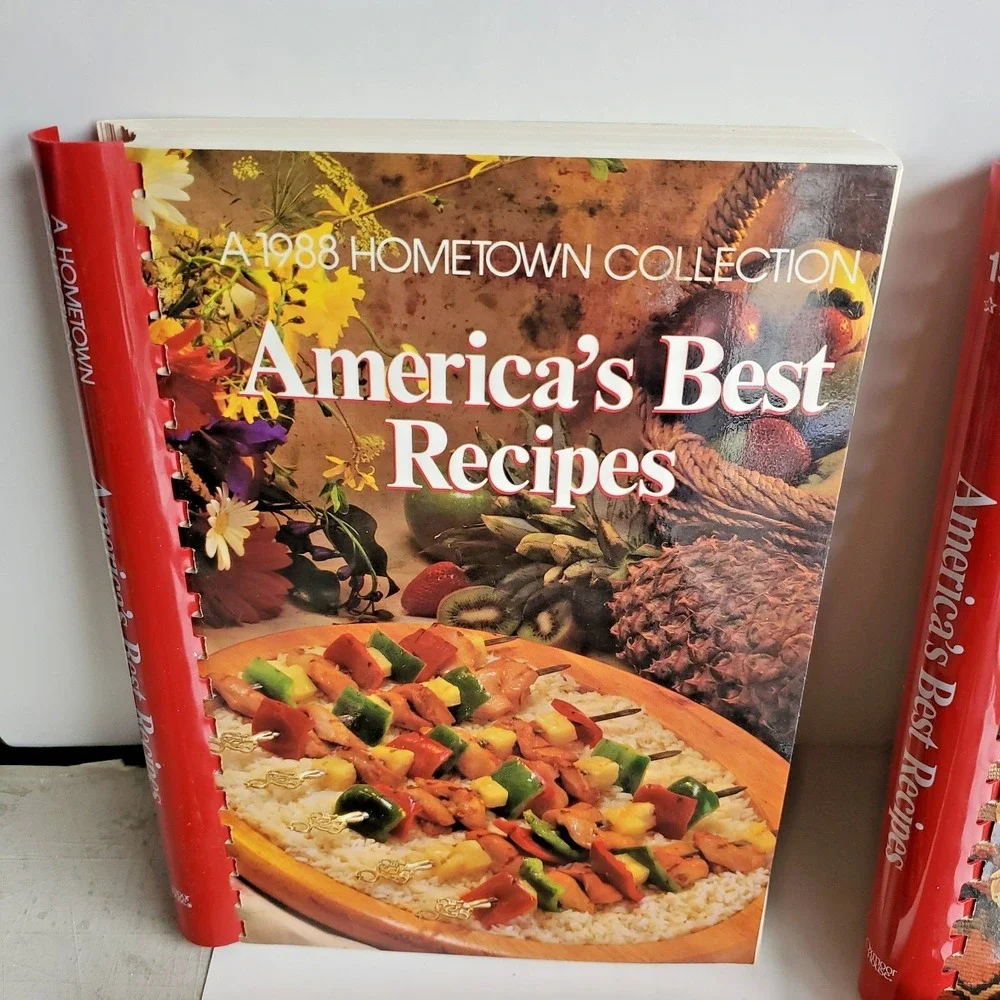 Hometown Collection Americas Best Recipes 1988-1996 Cookbooks Lot 9 Spiral NOS